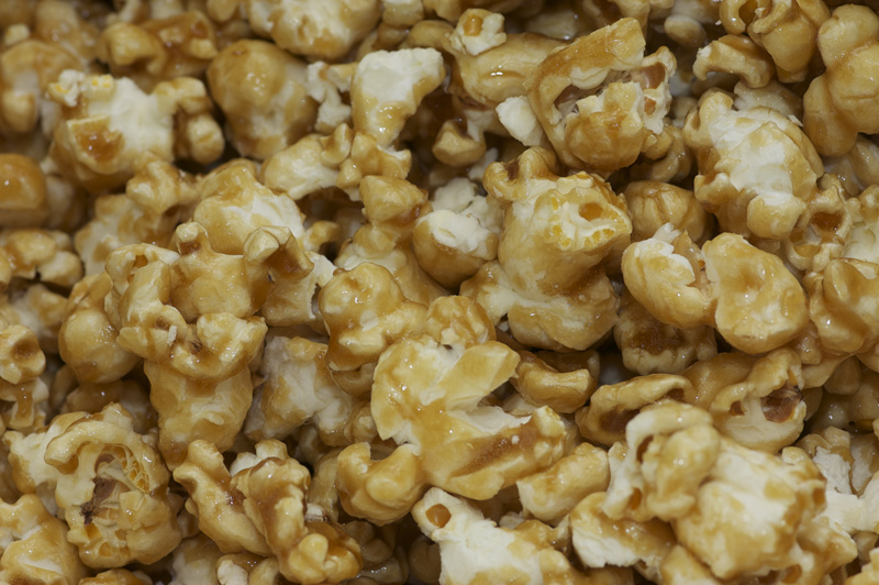 a picture of home made caramel corn